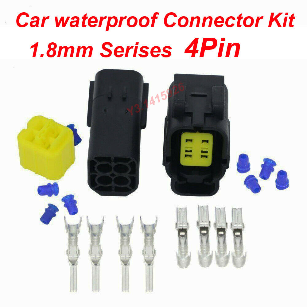 4Pin Car Motorcycle waterproof electrical 1.8mm Serises AWG Wire Connector Plug