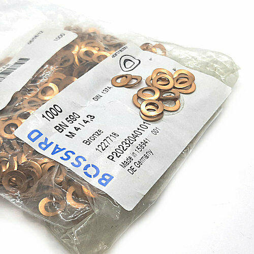 [100pcs] 1227718 PAD M4/8X4.2X0.8/0.5/BN590 DIN137A PAD