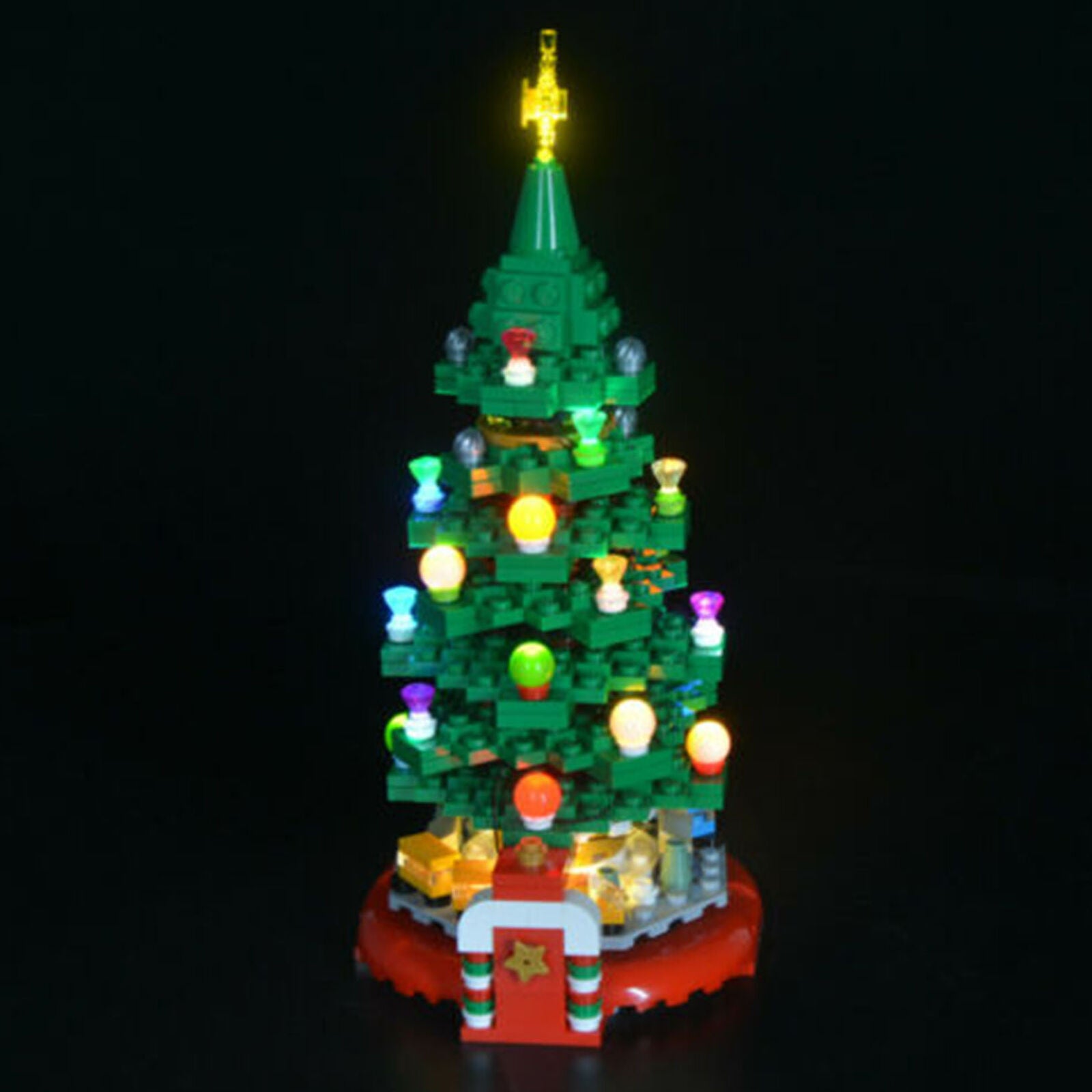 LED Light Lighting Kit ONLY For  40338 Christmas Tree Lighting Blocks Bricks