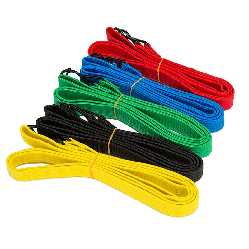 Motorcycle Bicycle Cargo Racks Tied Rubber Straps Rope Band Hook Lt