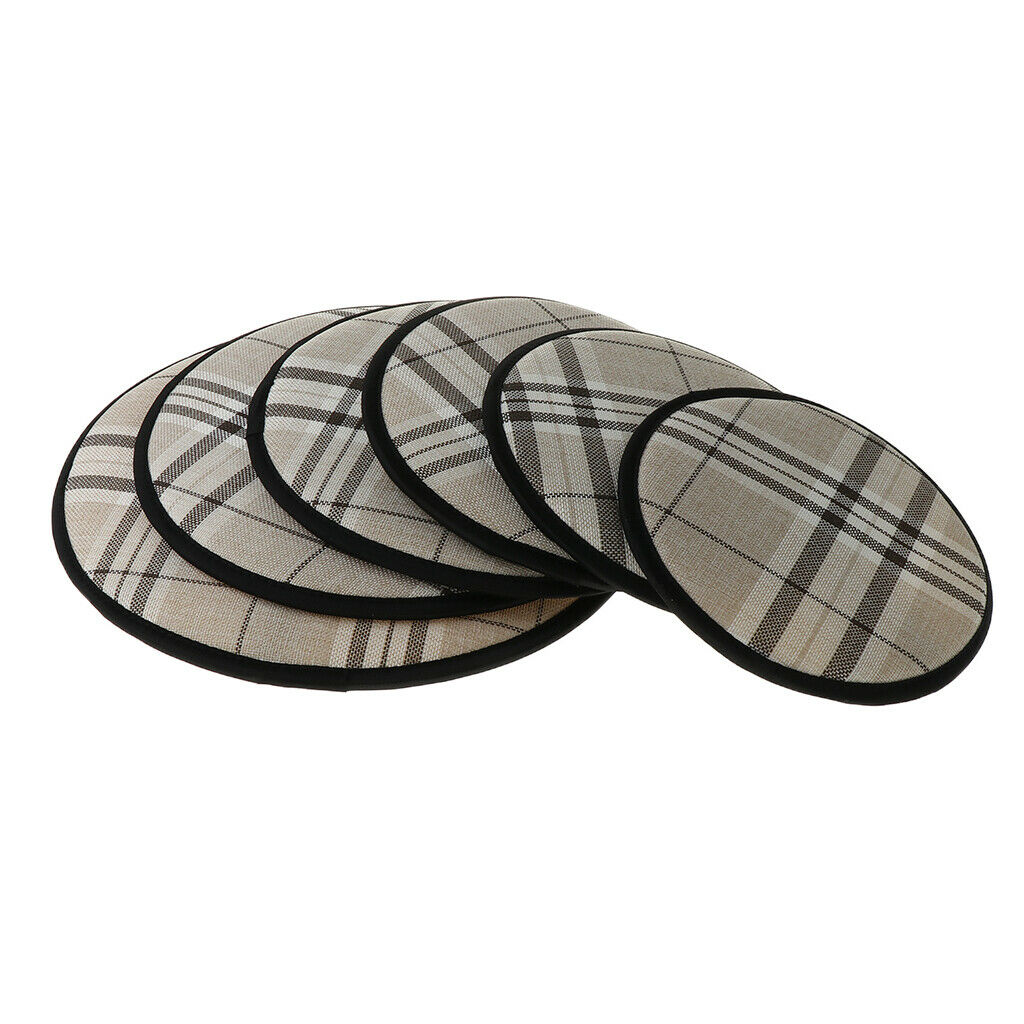 2xNon-slip Cotton Office Home Chair Cushion Dining Chair Seat Pad Round 28cm