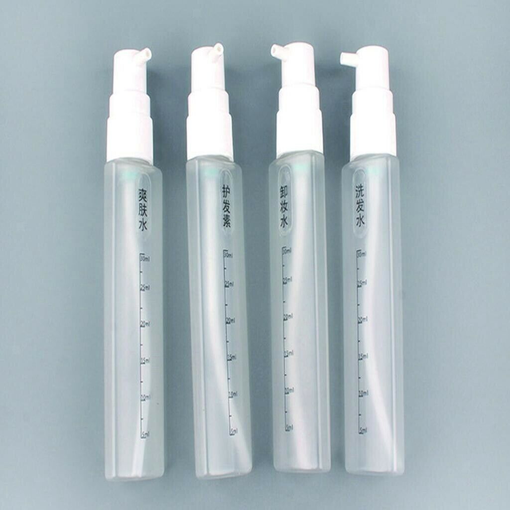 Shampoo Bottle Portable Sub-bottling Press Tube Liquid Container Pink