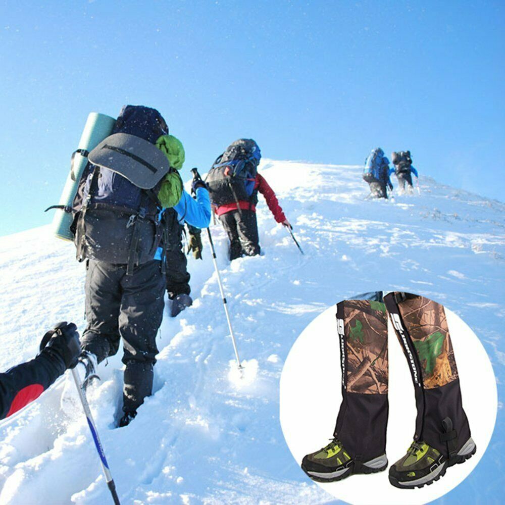 Lovoski Outdoor Climbing Snow Legging Gaiters Ice Crampons Cleats Gripper