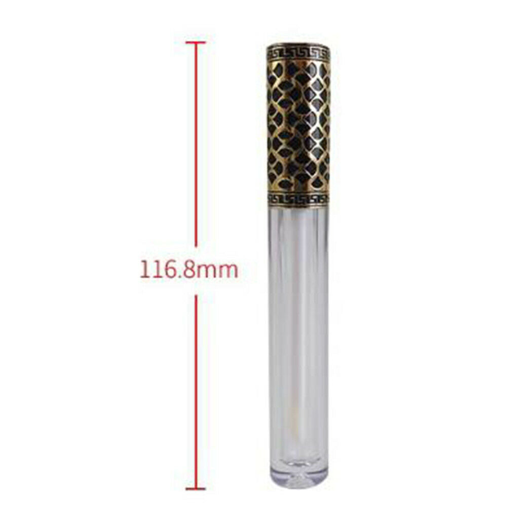 3x Empty Plastic Makeup Eyelash Mascara Lip Gloss Tube Container Bottle 4ml