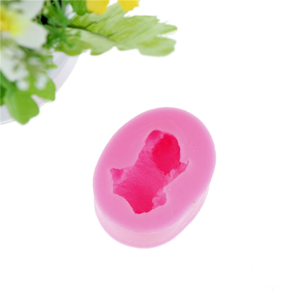 dog silicone candle clay mold fondant cake decorating tools baking cake m.l8