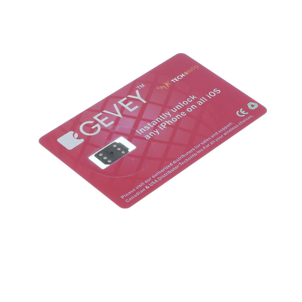 2x GPPLTE 4G+ Unlock Card Nano Sim For All  X/8/7/6S/6/5S/5/SE Plus + LTE Red