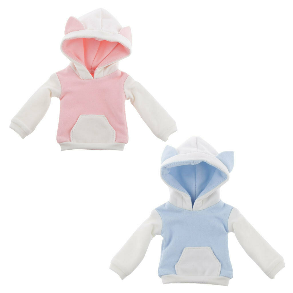 Cute Cat Ear Fleece Hoodie Hoody Sweatshirt For 1/6 BJD SD Pink