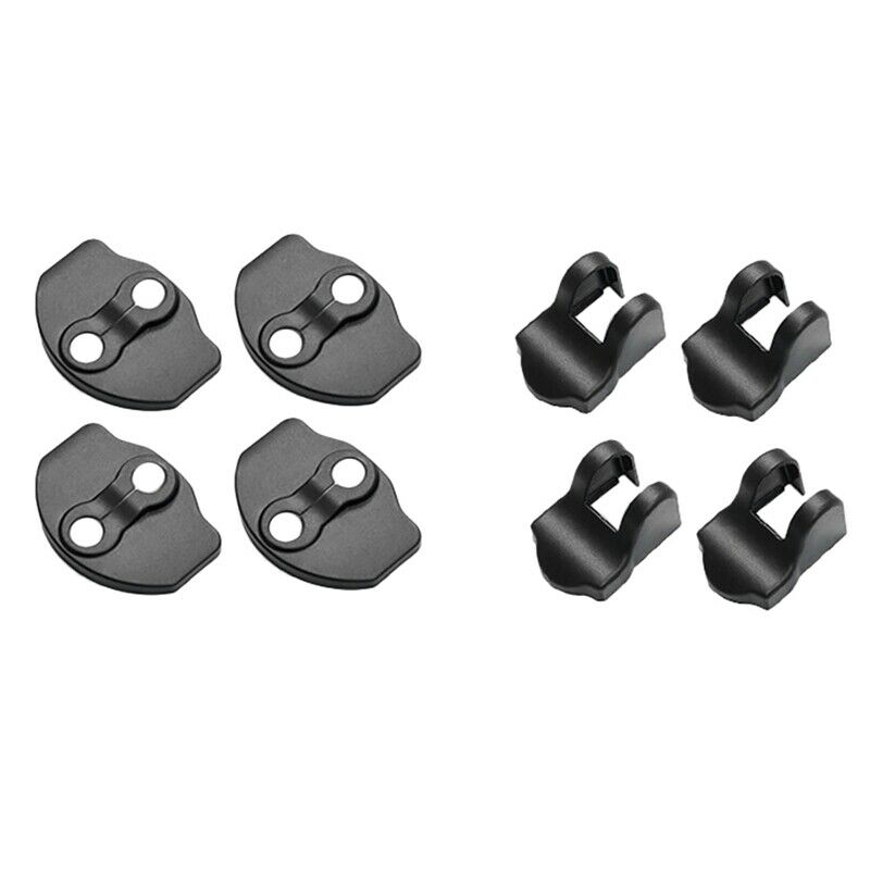 8PCS Car-Styling Car Door Lock Cover and Door Stopper Limiting Arm Covers foT5Y8