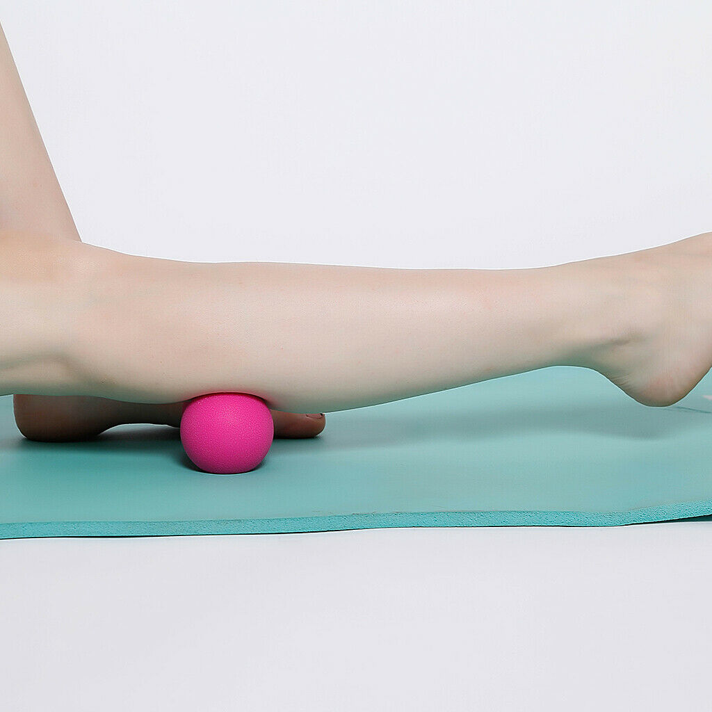 Deep Tissue Lacrosse Myofascial Massage Ball for Back Neck Black Purple
