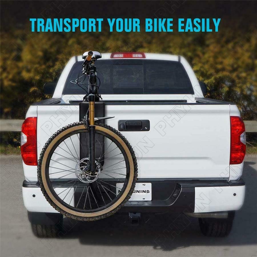 Portable Tailgate Pad Shuttle Pad Protective Bike Rack w/ Strap For Pickup Truck