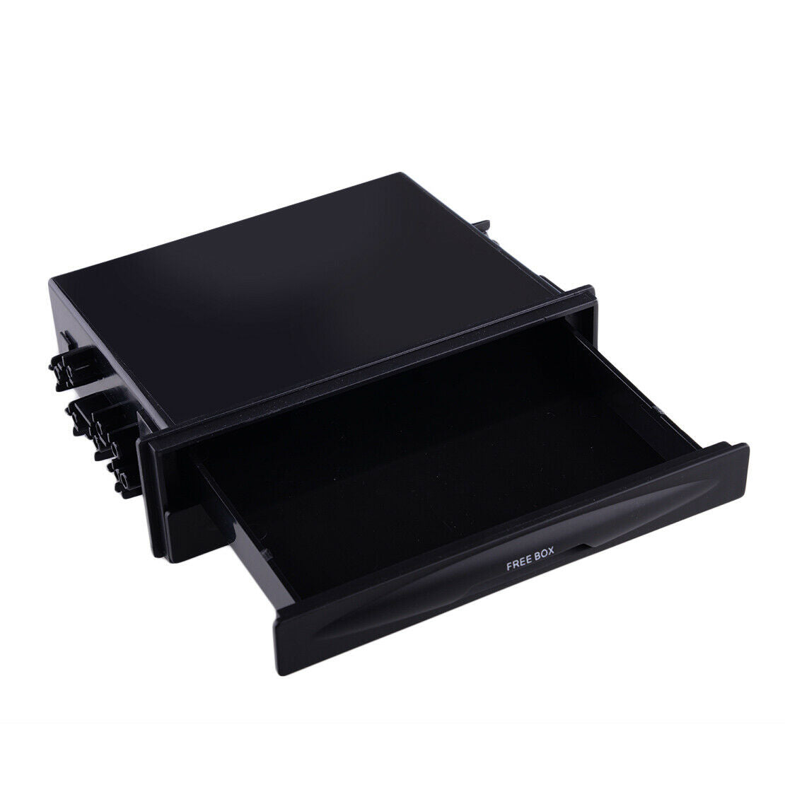 2 in 1 Universal Car Dash Double Din Radio Pocket Storage Box Drink Cup Holder