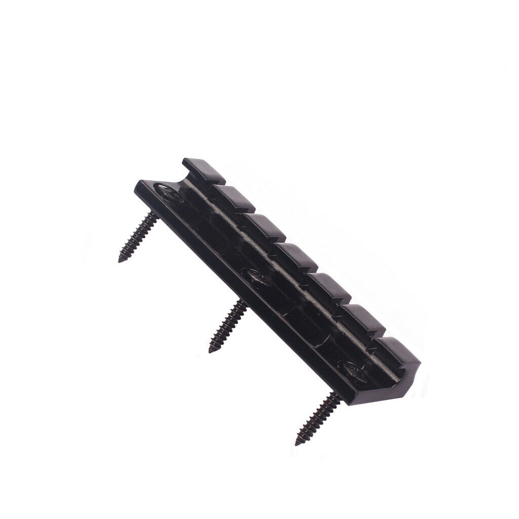 Zinc Alloy Guitar 6 Strings Saddles Bridge Tailpiece for Eelctric Guitar Cigar
