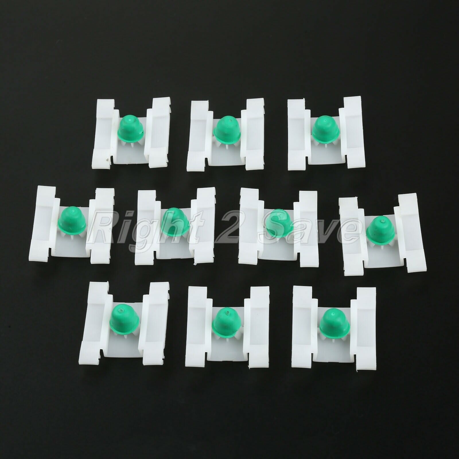 10Pcs Car Fasteners Clips Trim Bump Strip Short Stem Fastener Fit For  GOLF MK3