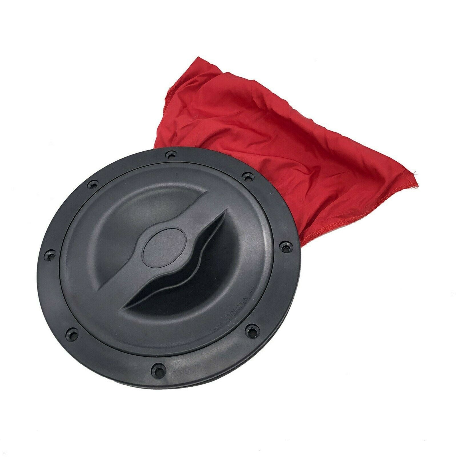 6in Deck Plate Black Hatch Cover + Storage Bag for Marine Boat Kayak Accessories