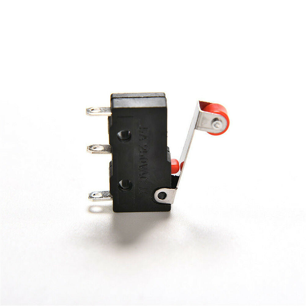 10Pcs Kw12-3 PCB Microswitch Hot Micro Roller Lever Arm Open Close Limit Switch