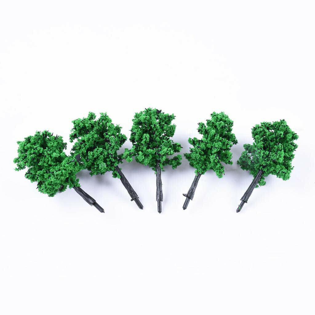 Lot of 10 Pieces Trees Trunks Plastic Models for Landscape Construction Park -