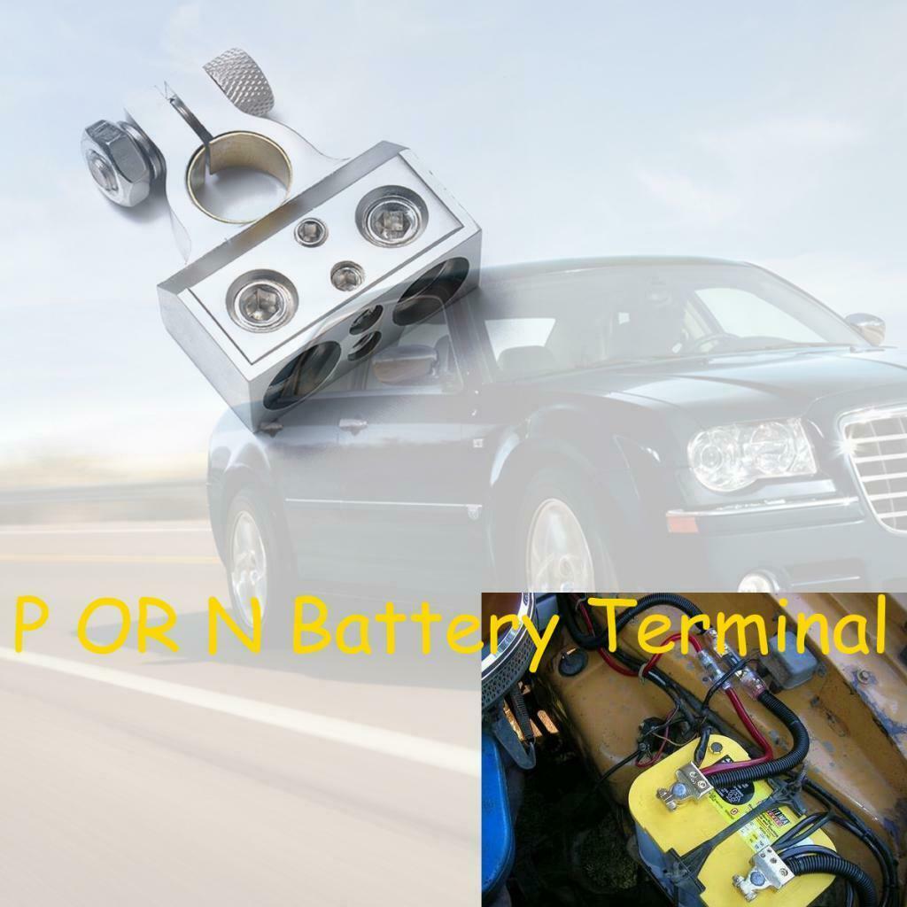 Car Battery Terminal Clamp Zinc Alloy Connector Positive Negative 12V 24V High