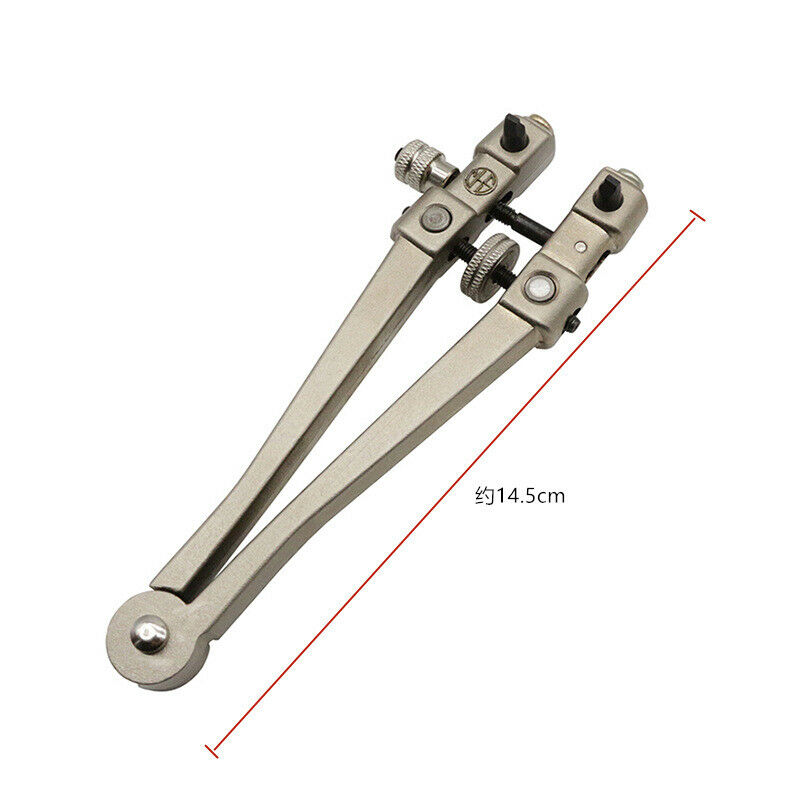 Metal Watch Case Opener V-Shape Adjustable Wrench Tool Watch Repair Universal HN