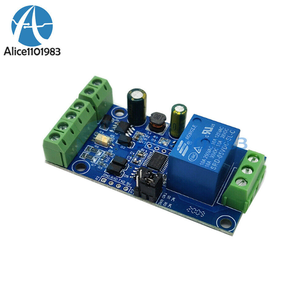 DC 7-24V Relay Module RS485/TTL1 Input And Output With Anti-reverse Protection