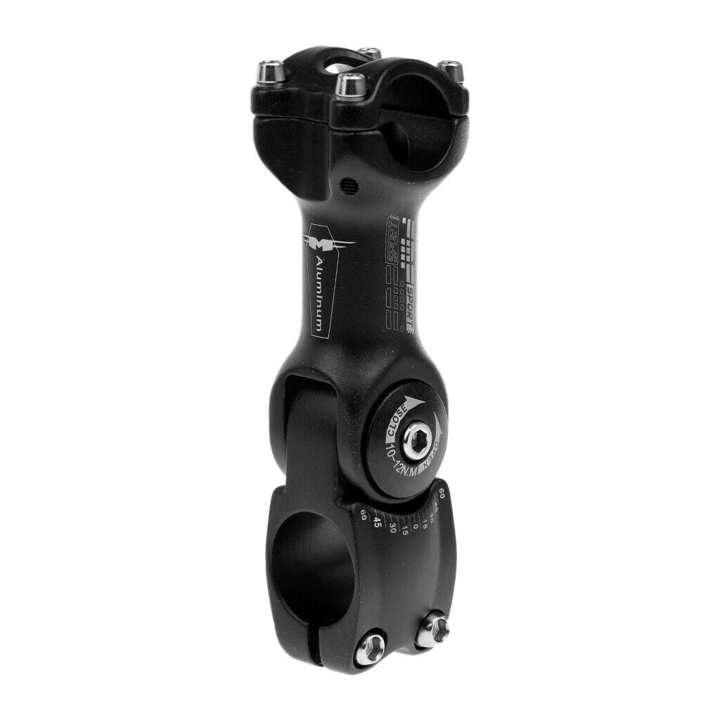 Bicycle Stem Angle Adjustable MTB Road Bike Handlebar Stem 25.4mm x 110mm