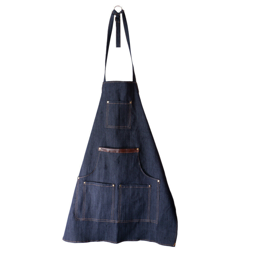 Hair Cape /Stylist Apron With Pockets For Scissors Comb Haircut Tool Storage