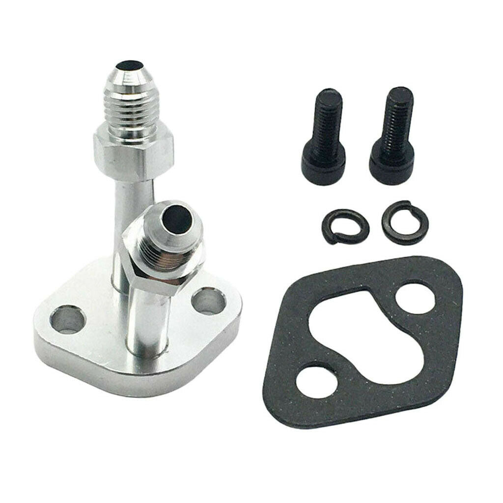 Aluminum Turbo Water Coolant Flange Kit For  CT9 CT12 CT20 CT26 4AN