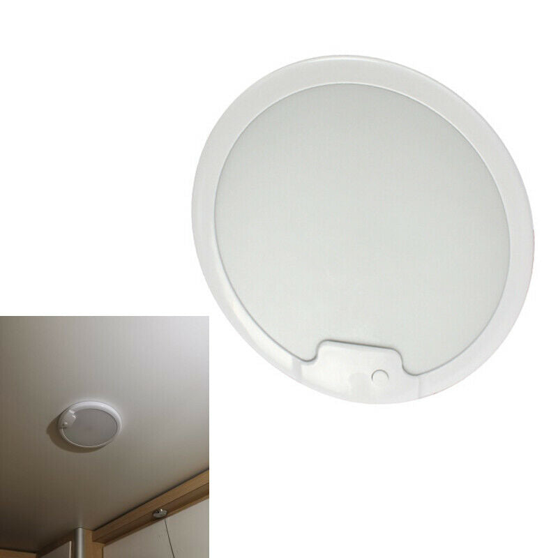20CM Round RV Camper Yacht Ceiling Fixtures Light Indoor Lighting +Switch 12/24V