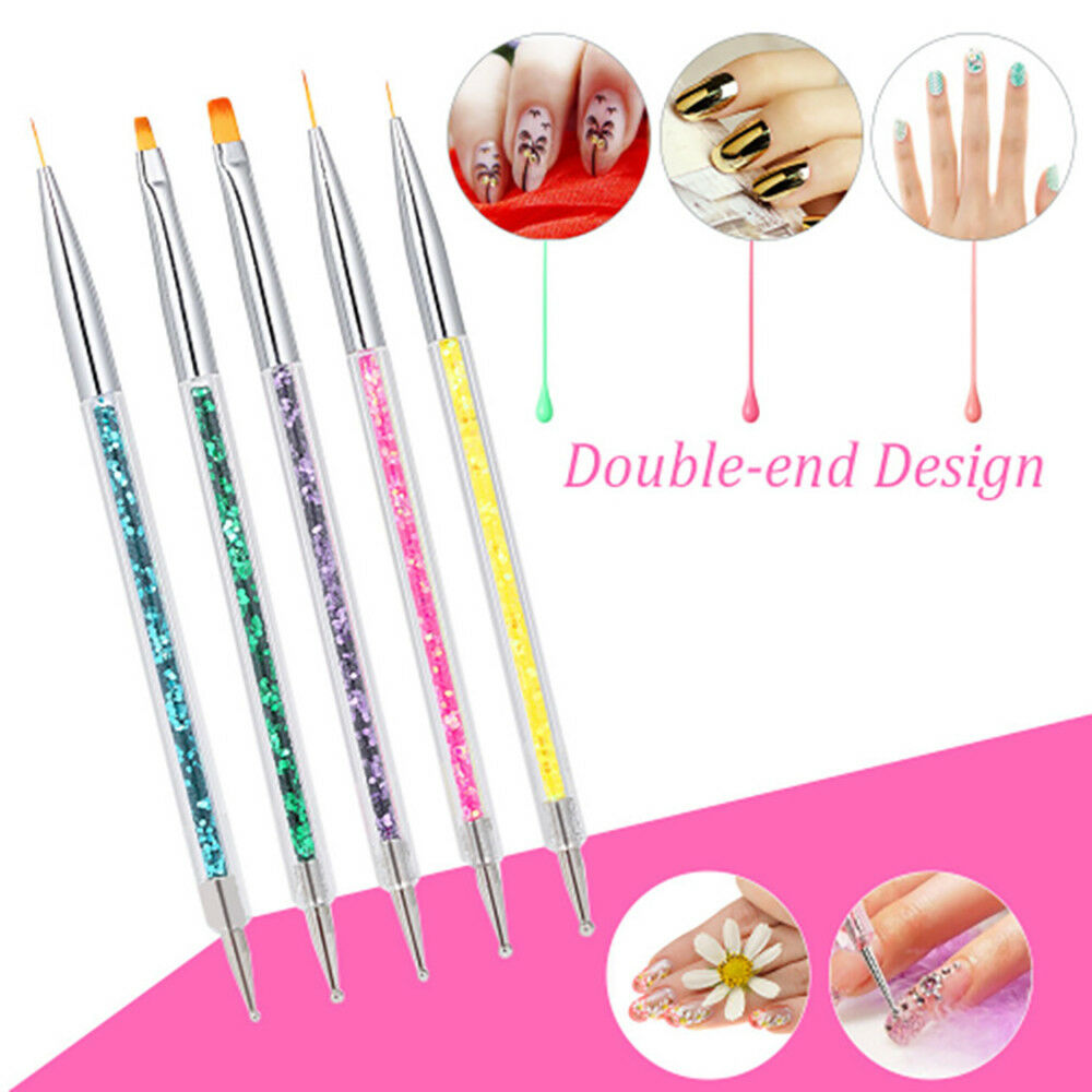 Wholesale Nail Art UV Gel Liner Drawing Brush Painting Acrylic Pen Tool Supply ~