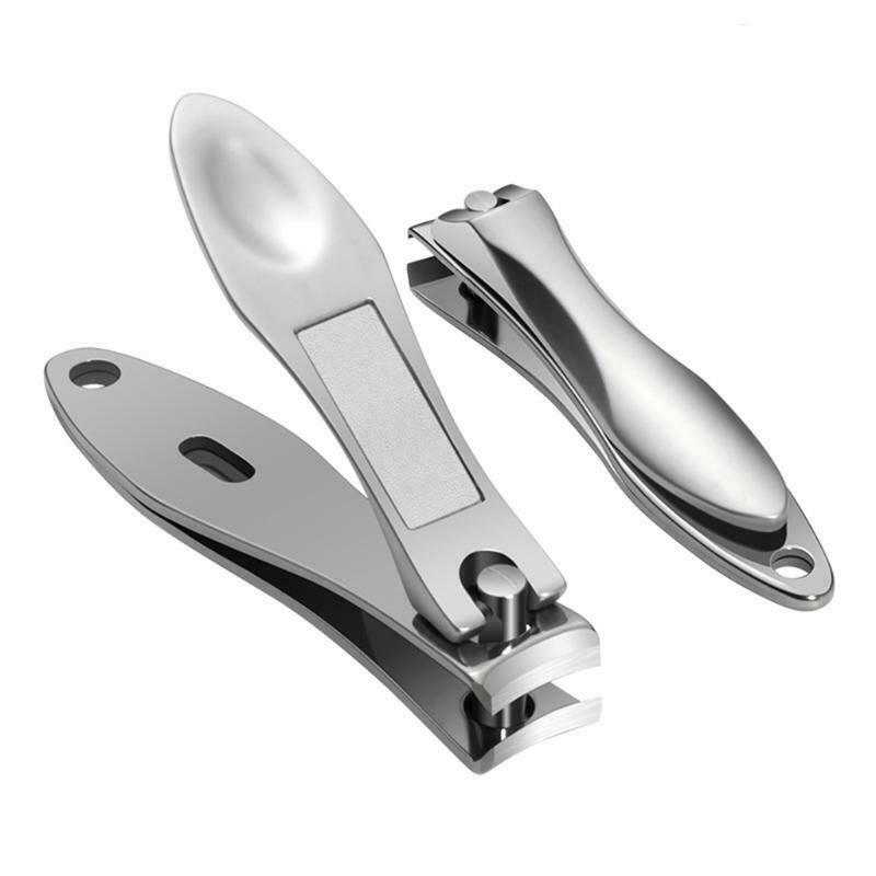 Profession Nail Clipper Stainless Steel Toenail Cutter Fingernail Scissor Trimme