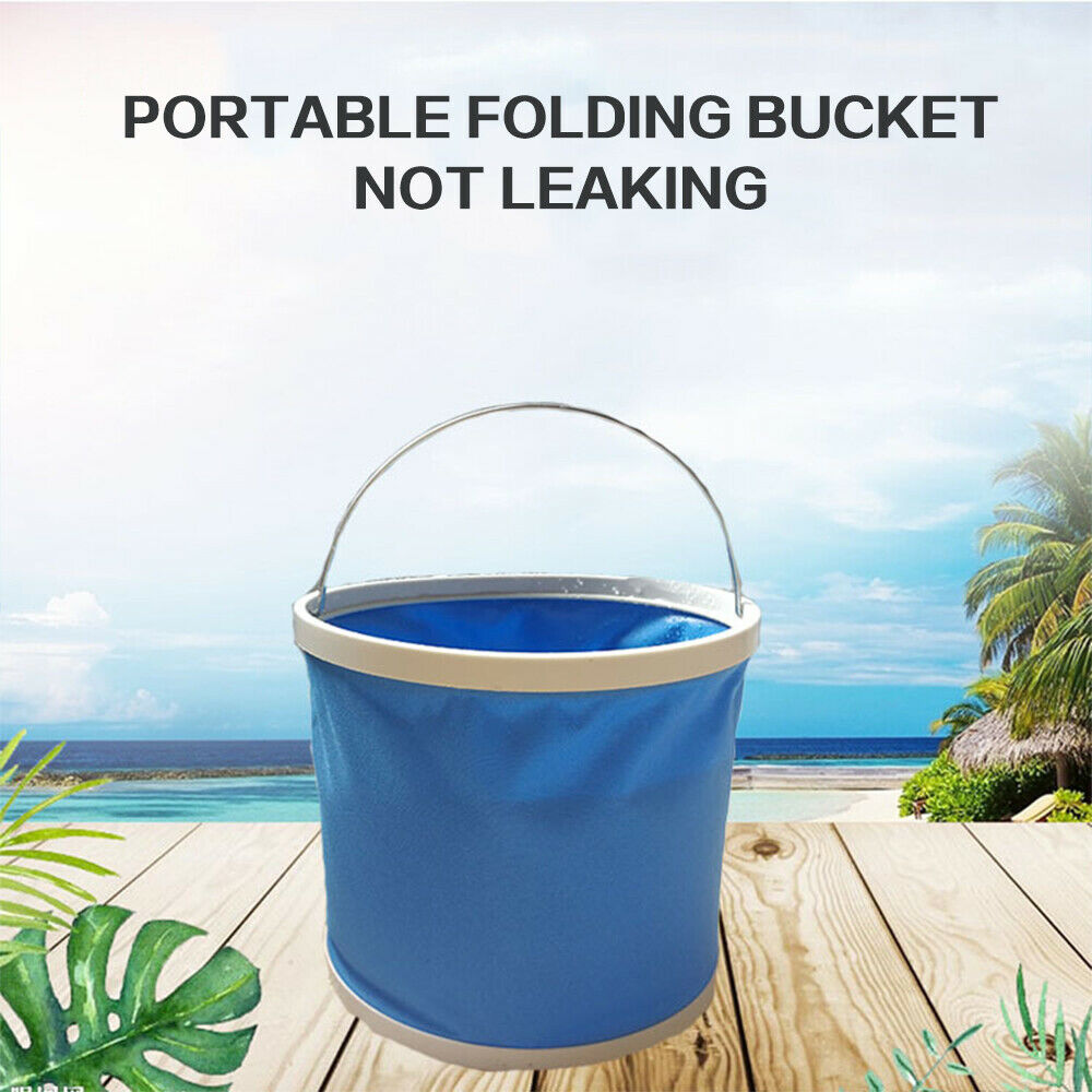 Collapsible Folding Water Garden Carrier Flexible Storage Bucket Camping Hiking