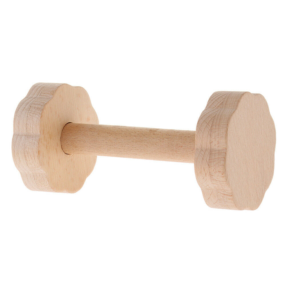 Wooden Musical Maracas Rattle Baby Hand Shaker Percussion Instrument