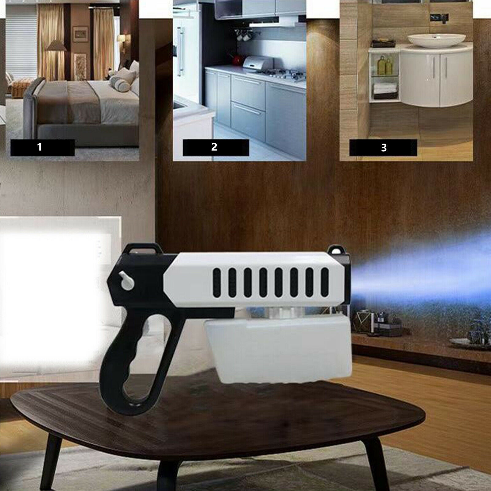 800ml Cordless USB Nano Steam Sprayer Sanitizer Handheld Disinfection Fogger