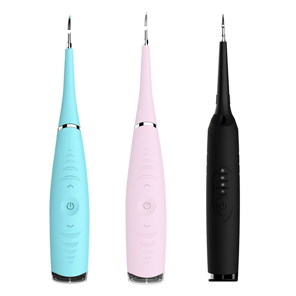 3Pcs Electric Cleaner Tool Removal Stain Oral Care Remove Tarter for Kids Adults