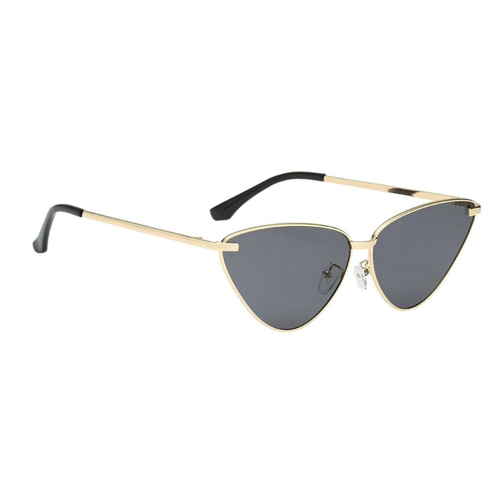 2x Unisex Cat Eye Sunglasses Punk Sun Glasses Summer UV400 Party Eyewear