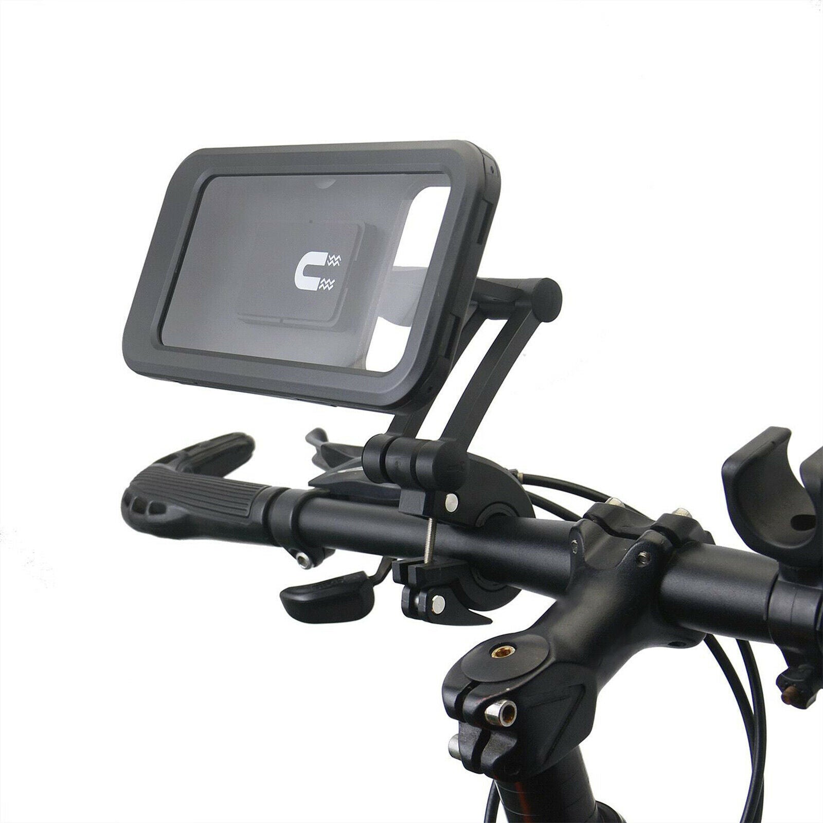 Adjustable Bike Phone Bag Waterproof Top Tube Bag Fit Below 6.7 inches
