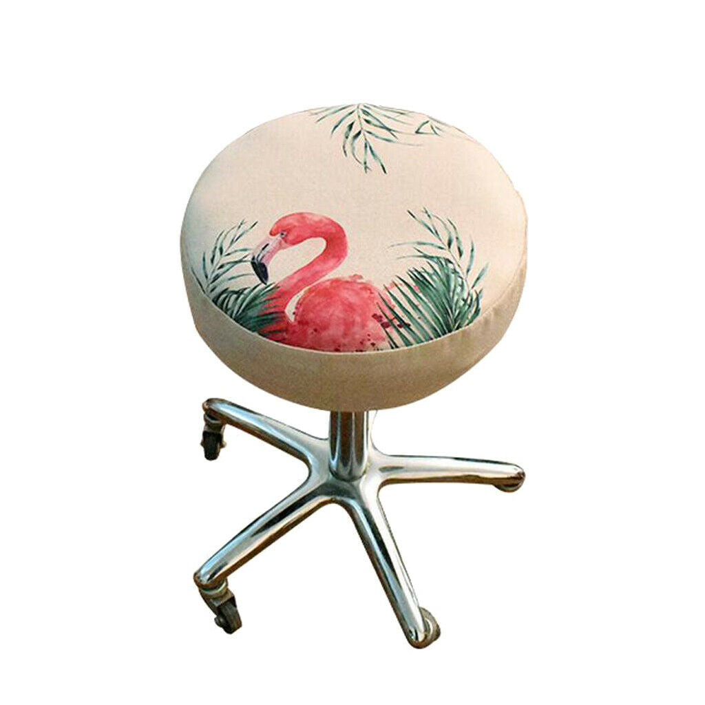 2 Pieces Bar Stool Cover Anti-slip Round Seat Cover, Barstool Seat Dustproof