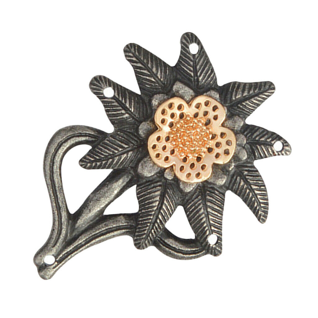 Hat pin badge mountain hunter edelweiss brooch pin hat jewelry for hat,