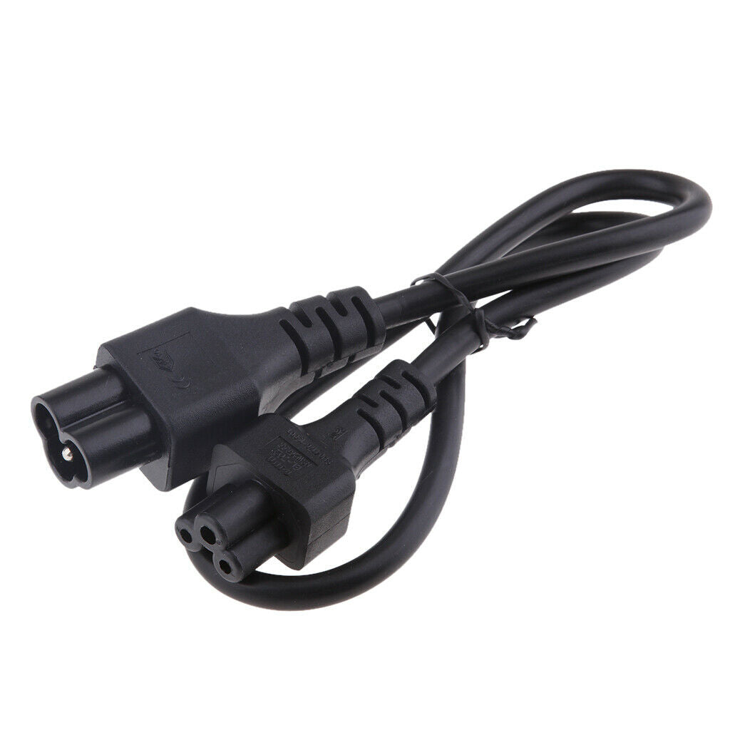 50cm IEC 320 Power Cable Female Micky to Clover Leaf Adapter Lead C5 to C6