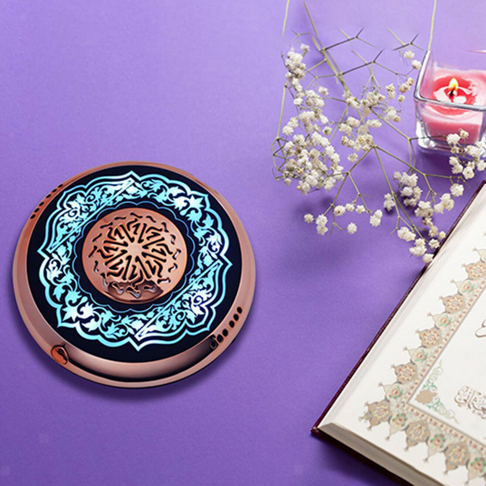 Portable 4.2 Bluetooth Quran Speaker Reader LED Lamp with Remote APP Control