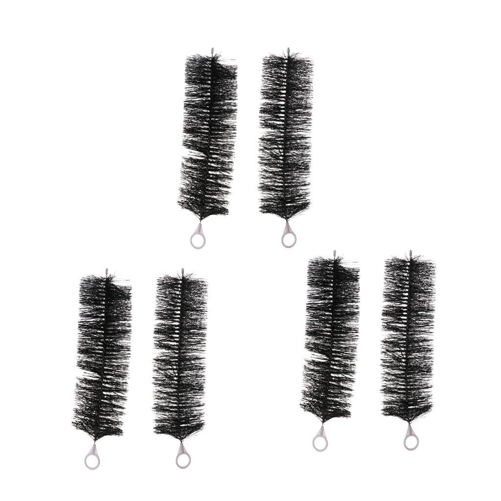 Biochemical Filter Brushes For 6-part Ponds Skimmer Filtration Black 40
