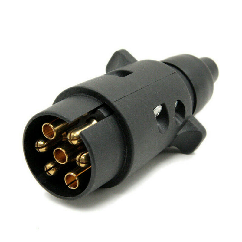 Car Trailer 7 Pin Socket Plugs 12V 7 Way Standard European Car Plug Connector
