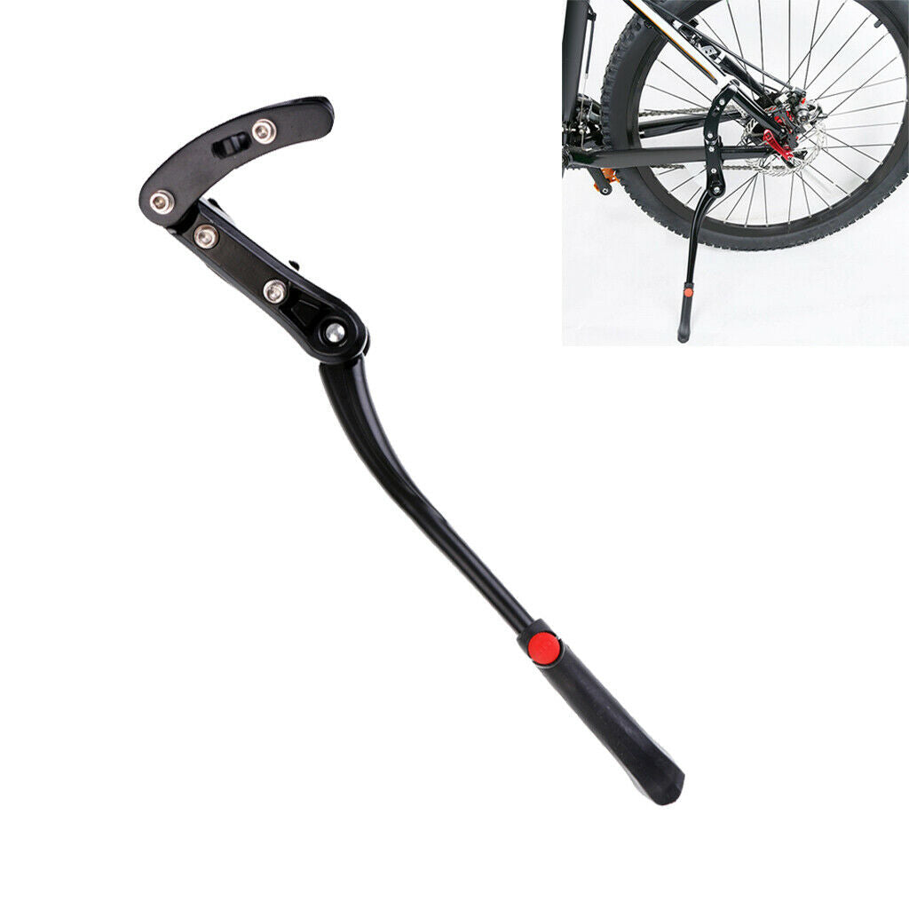 Adjustable   Aluminium   Alloy   Bike   Bicycle   Rear   Kickstand   Side