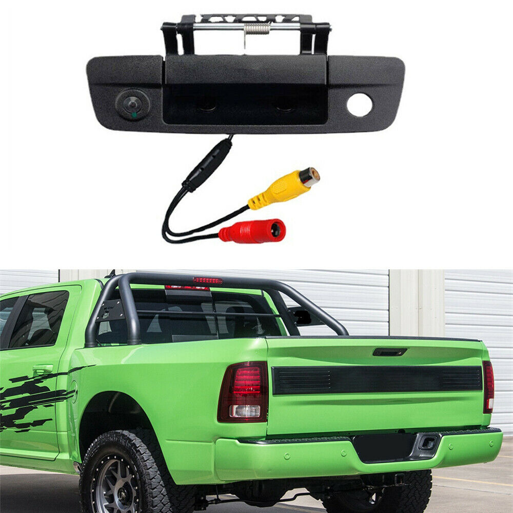 For 2009-2018 Dodge Ram 1500 2500 3500 Rear Tailgate Handle View Backup Camera