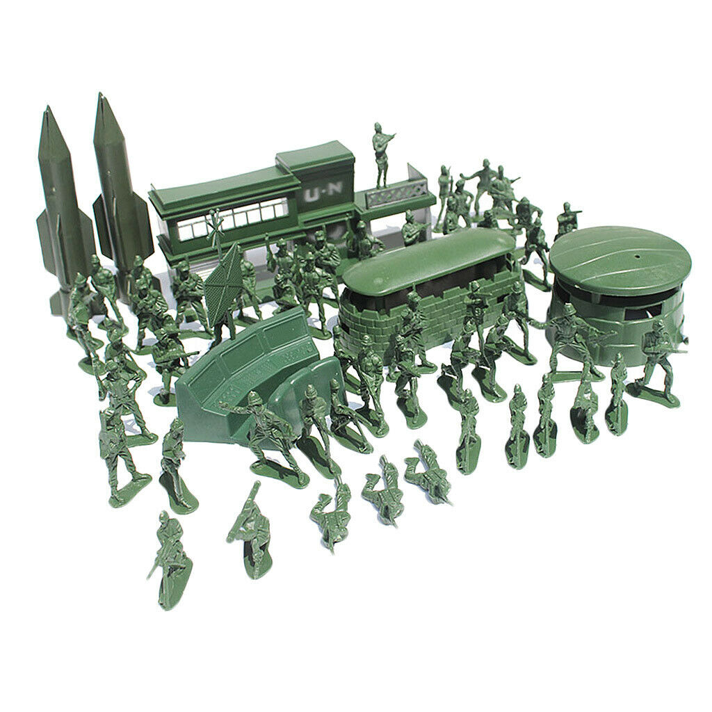 5cm  Men Assorted Action Figures Play Set W/ Assorted Accessory - 56pcs