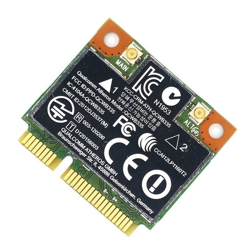 AR9565 WiFi Card QCWB335 Mini PCIE Bluetooth 4.0 150Mbps 2.4G for XP Win7 Win8K9