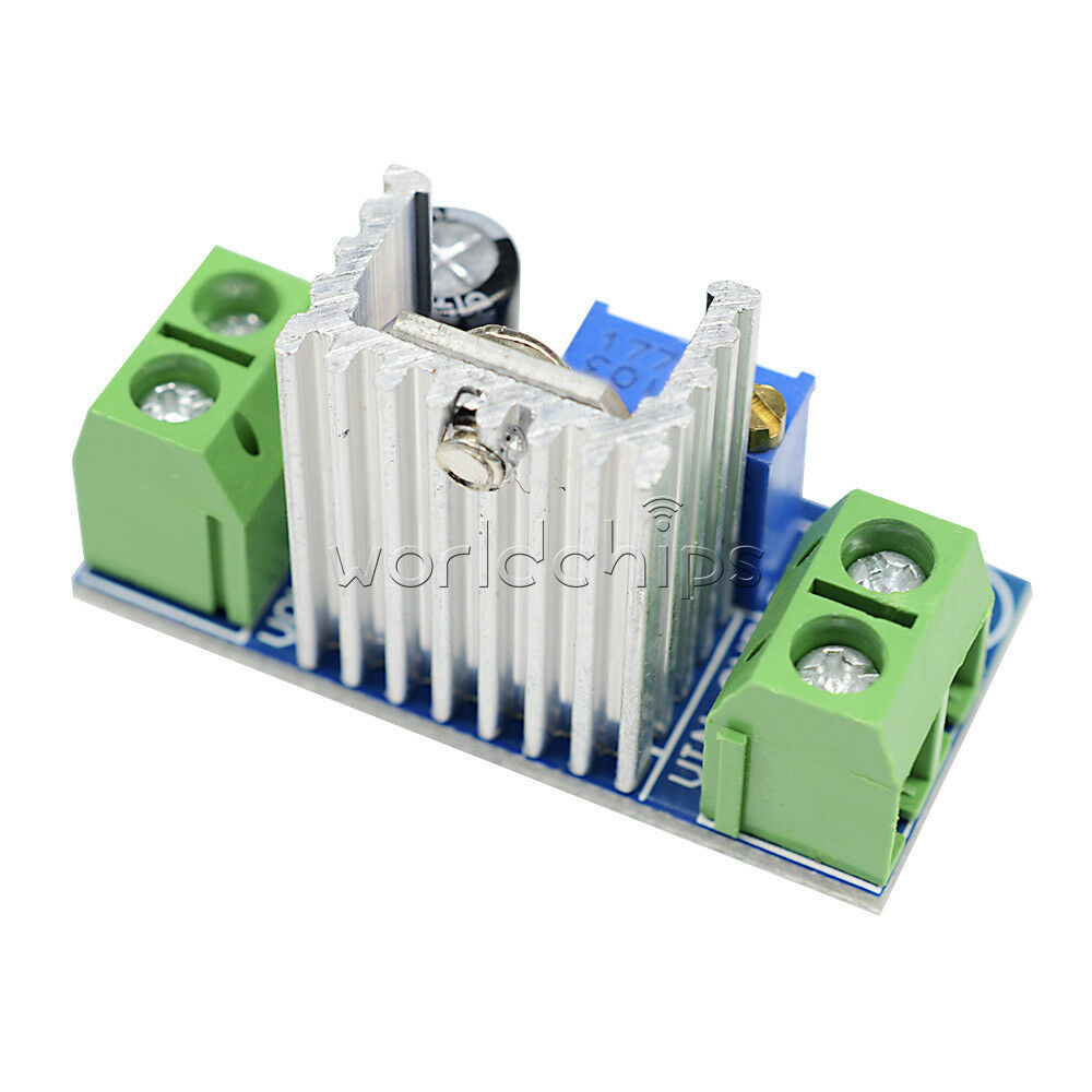 2Pcs Buck Step Down Low Ripple Module Power Supply LM317 DC-DC Linear Converter