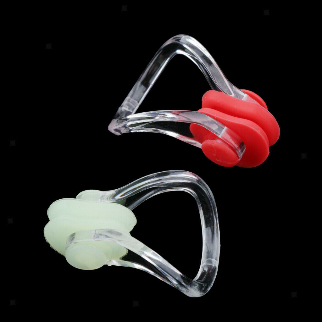 10pcs Swimming Nose Clip Waterproof Silica Gel Nose Plug for Kids Adults