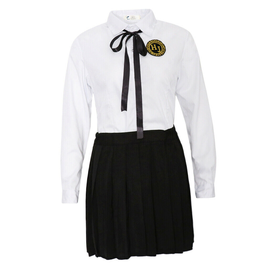 Japanese Anime Classice Cute Sailor Suit Short Sleeve Students Uniform Set