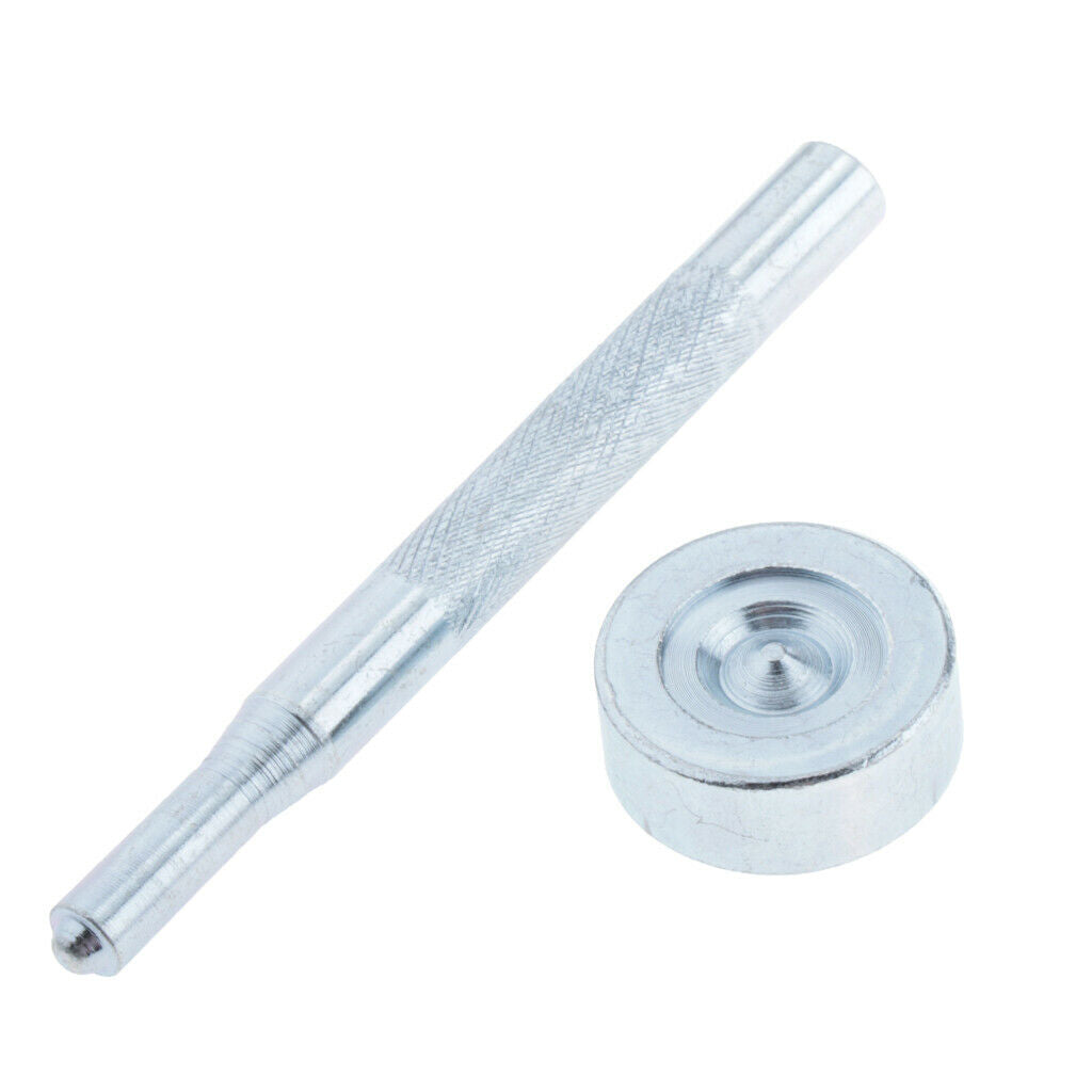 15Sets Snap Button Screw Boat Stud Fastener Nut Setting Tool Kit with Case