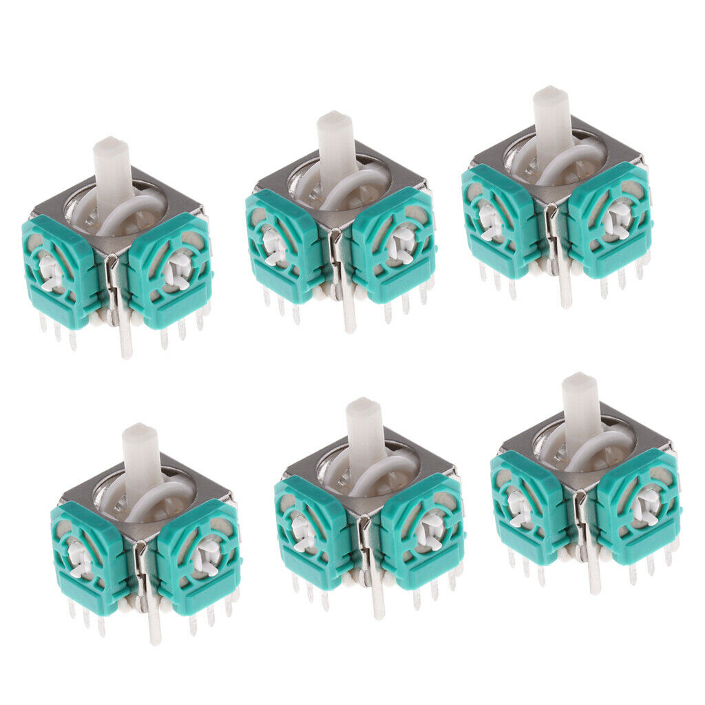 Set of 6 Analog Stick Replacement for Nintendo GameCube NGC Controller